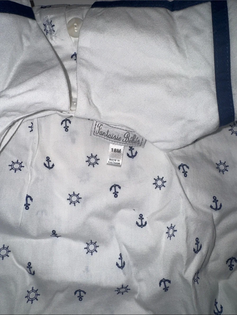 Fantaisie Bébés Nautical Romper
